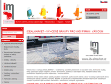 Tablet Screenshot of idealmarket.cz